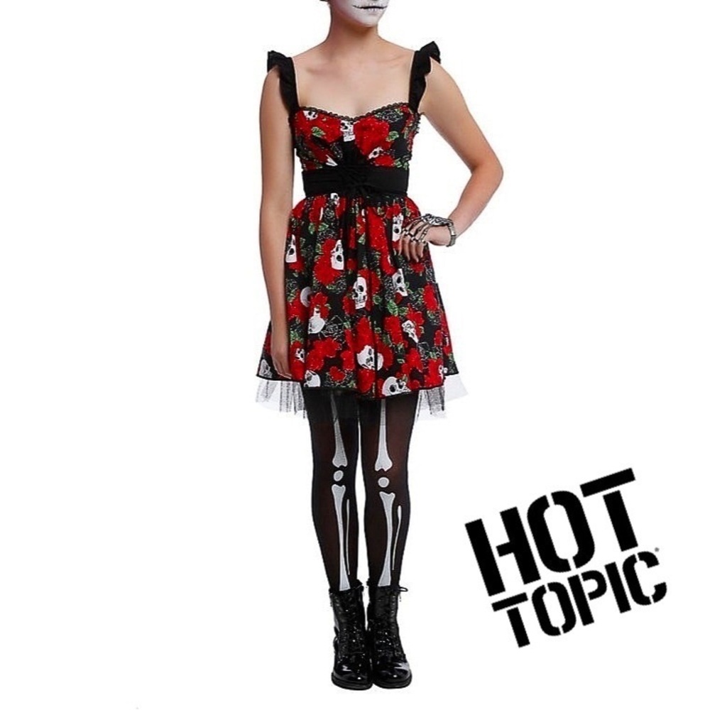 Hot Topic Lace-Up Dress